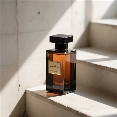 Stačiakampiai kvepalų butelis